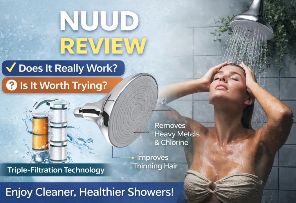 Is Nuud Showerhead worth it? Learn how this filtered showerhead works and its benefits for hair and skin care.